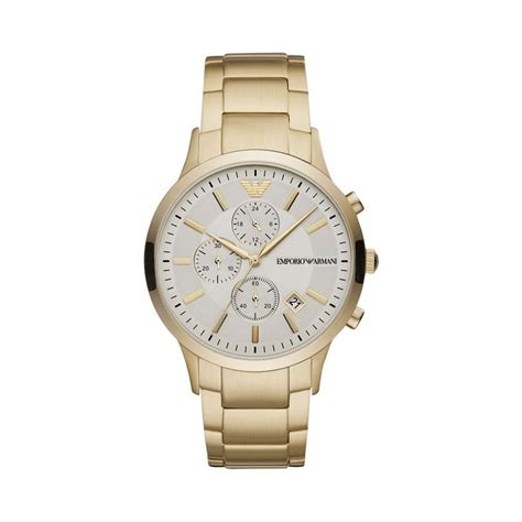 emporio armani watch gold.